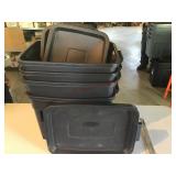 4 Rubbermaid totes