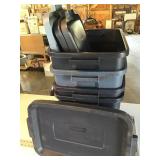 4 Rubbermaid totes