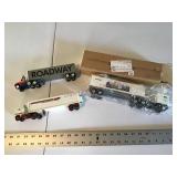 3 advertising trucks