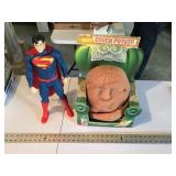 Superman and couch potato