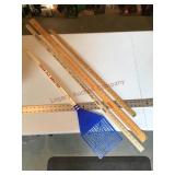 Yard sticks and texas fly swatter