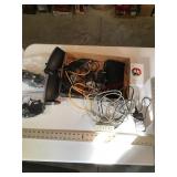 Electronic cords, speakers, ink cartridges
