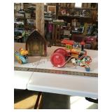 Wind up toy and pull toys