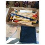 Ladder ball game and trac ball game