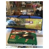 2 room domed tent and hibachi grill