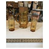 Pitcher and glasses