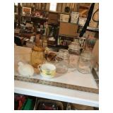 Canisters, planter,dishes, etc.