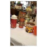 Tinker toys, silo, and viewmaster