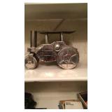 Tin, windup steam engine