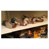 4 Wooden Ducks