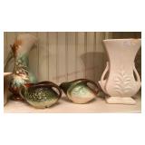 Shelf of McCoy pieces