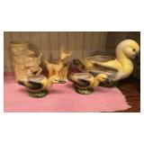 Duck planters, misc. planters