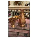 24k gold Vases