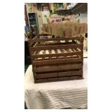 Egg case with fake eggs