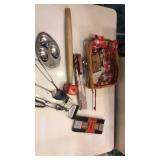 Kitchen utensils, basket