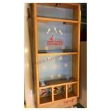 Carrom game skittles, empty Remco box