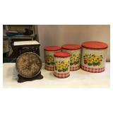 Tin canisters and scale