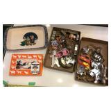 Cookie cutters and baking dish