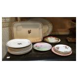 Meakin Ironstone dishes and misc. plates
