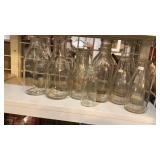 15- milk bottles