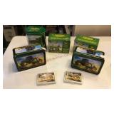 John Deere tins and playing cards etc