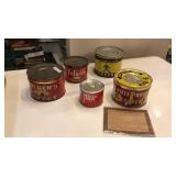 Coffee tins