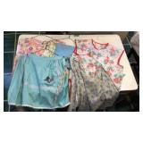 Aprons and clothes pin holder