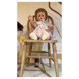 Doll and chair