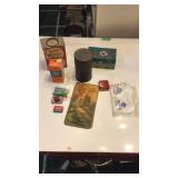 Old tins etc