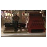 Tin type writer cash register