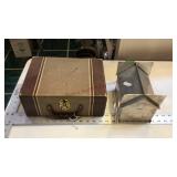 Suitcase tin and cake mold