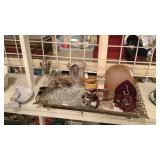 Hair care items and  tray etc