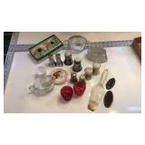 Salt and peppers candle holders