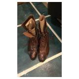 Ladies boots hat box etc