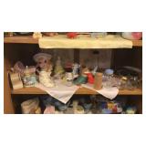 Baby bottles and planters etc