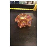 Carnival glass bowl
