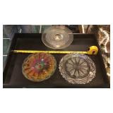 Candlewyck cake stand and assorted cake stands