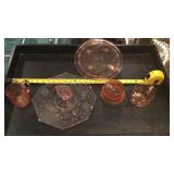 Pink depression glassware