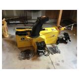 2016 John deere 47 Snowblower with tire chains