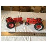 Ertl Farmall H and super m tractors