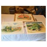 3 Signed and numbered prints