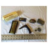 Buck knife belt  buckles etc.