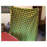 John Deere fleece blanket and fabric