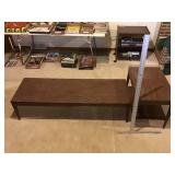 Lamp and coffee tables