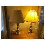 2 Brass lamps