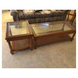 Lamp and coffee table