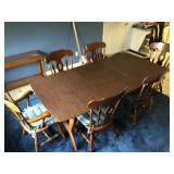 Dining room table w/6 chairs