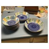 Content of cabinet and bowls