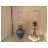 2 Kerosene lamps