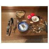 Pocket knives keys padlocks etc.